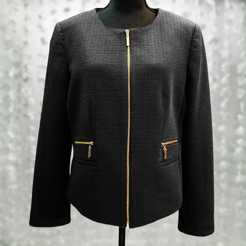 Ivanka Trump Women's Zip Up Blazer Jacket Size:12